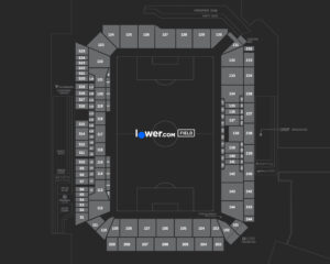 Seating chart map at Lower.com Field