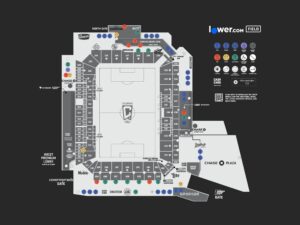 Amentities map at Lower.com Field